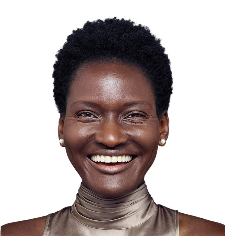Aimiende smiling.